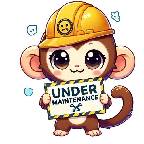 施工猴子站著